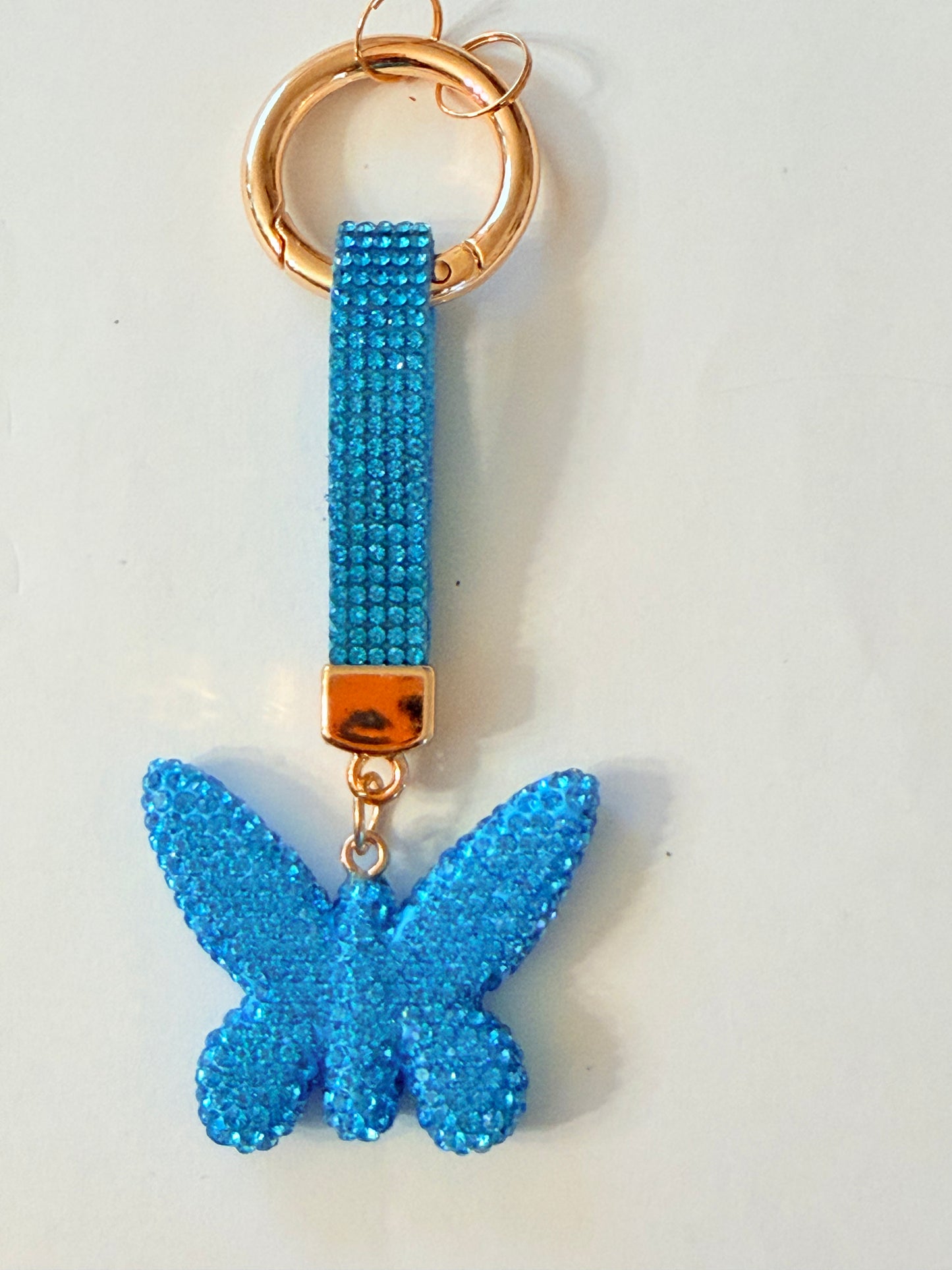 Bling Rhinestone Strap Keychains