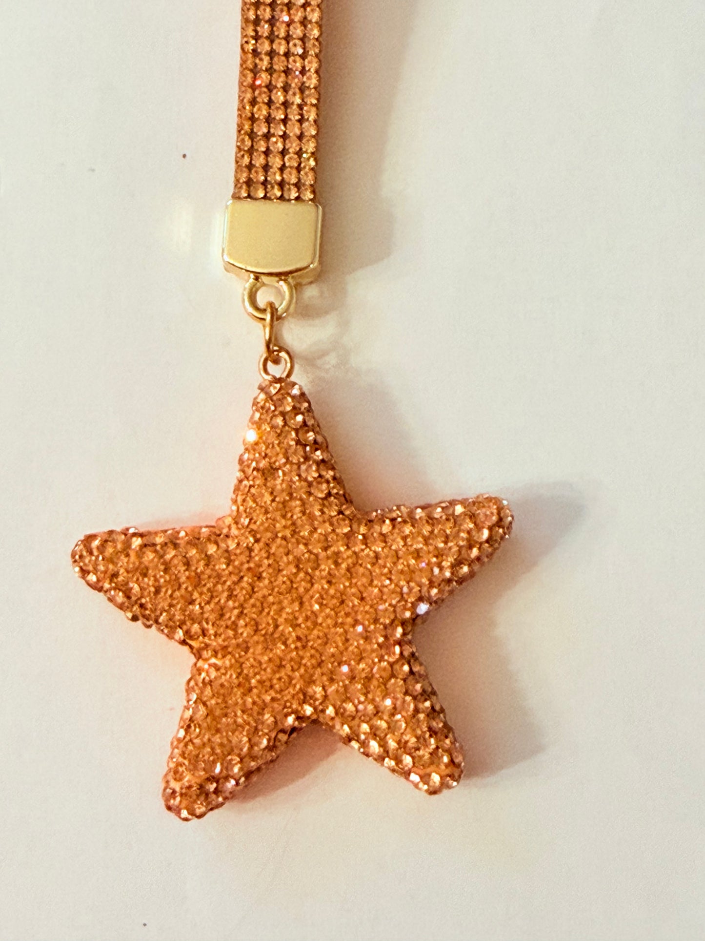 Bling Rhinestone Strap Keychains