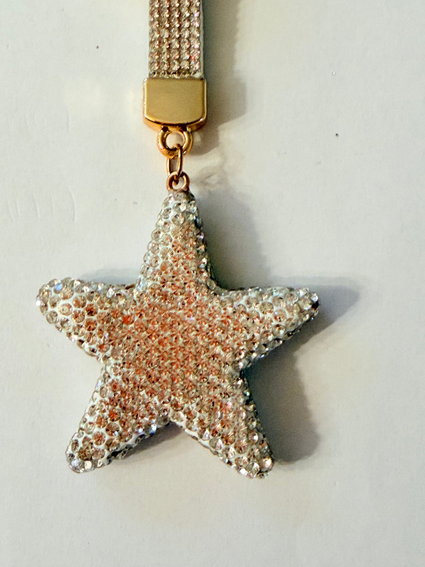 Bling Rhinestone Strap Keychains