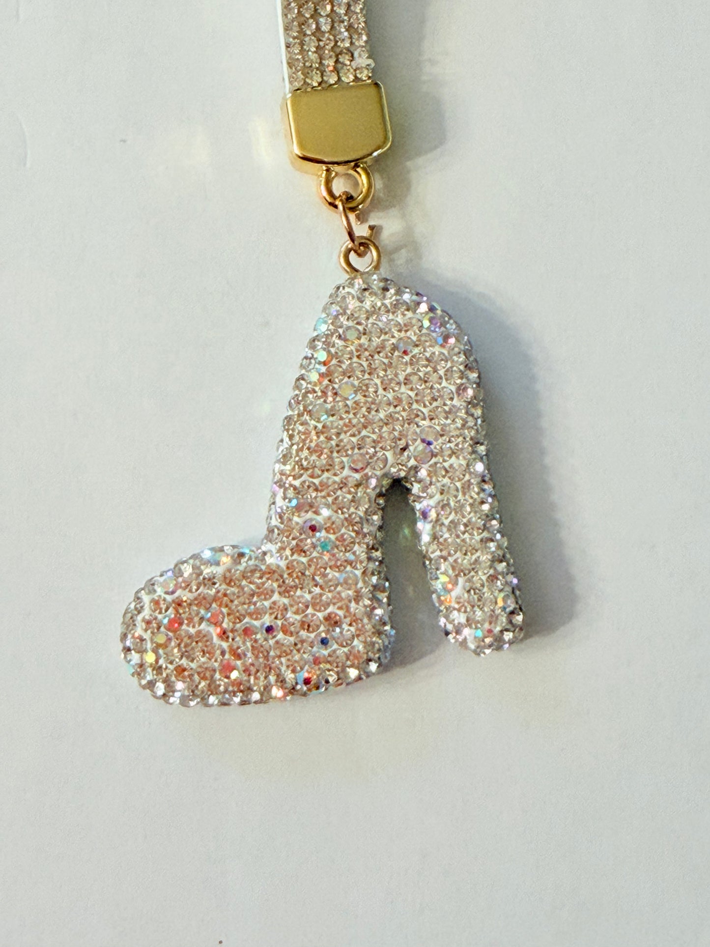 Bling Rhinestone Strap Keychains