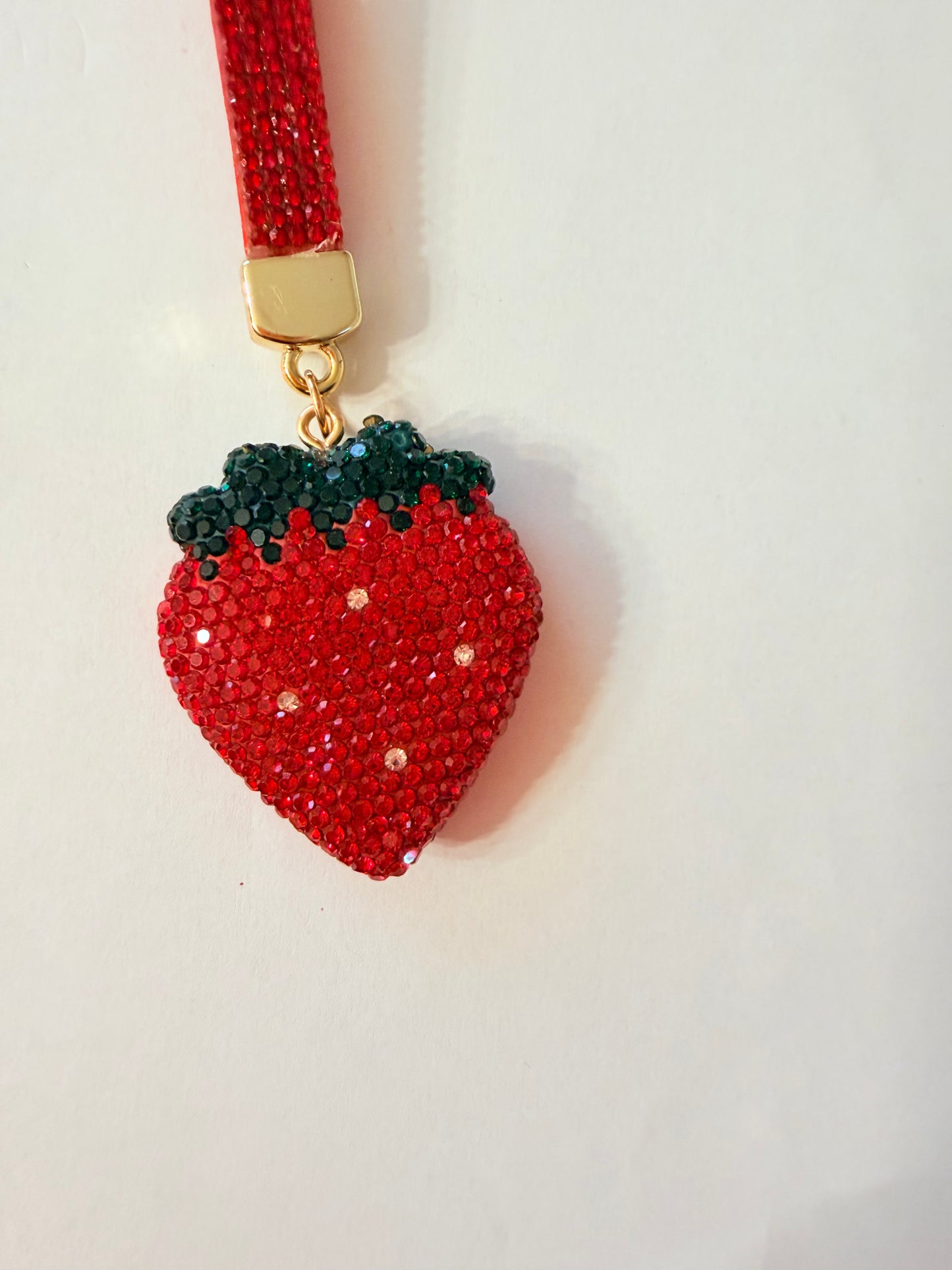 Bling Rhinestone Strap Keychains