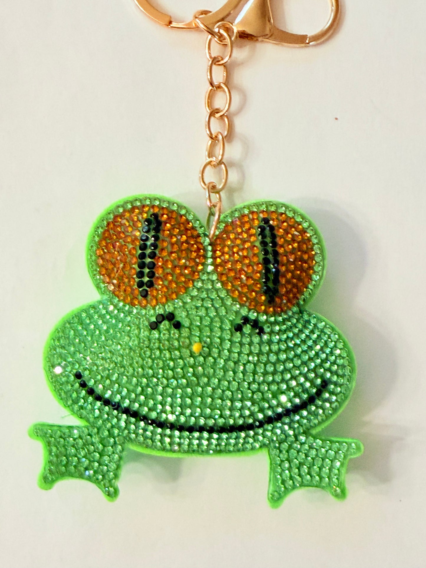 Soft Plush Bling Keychains