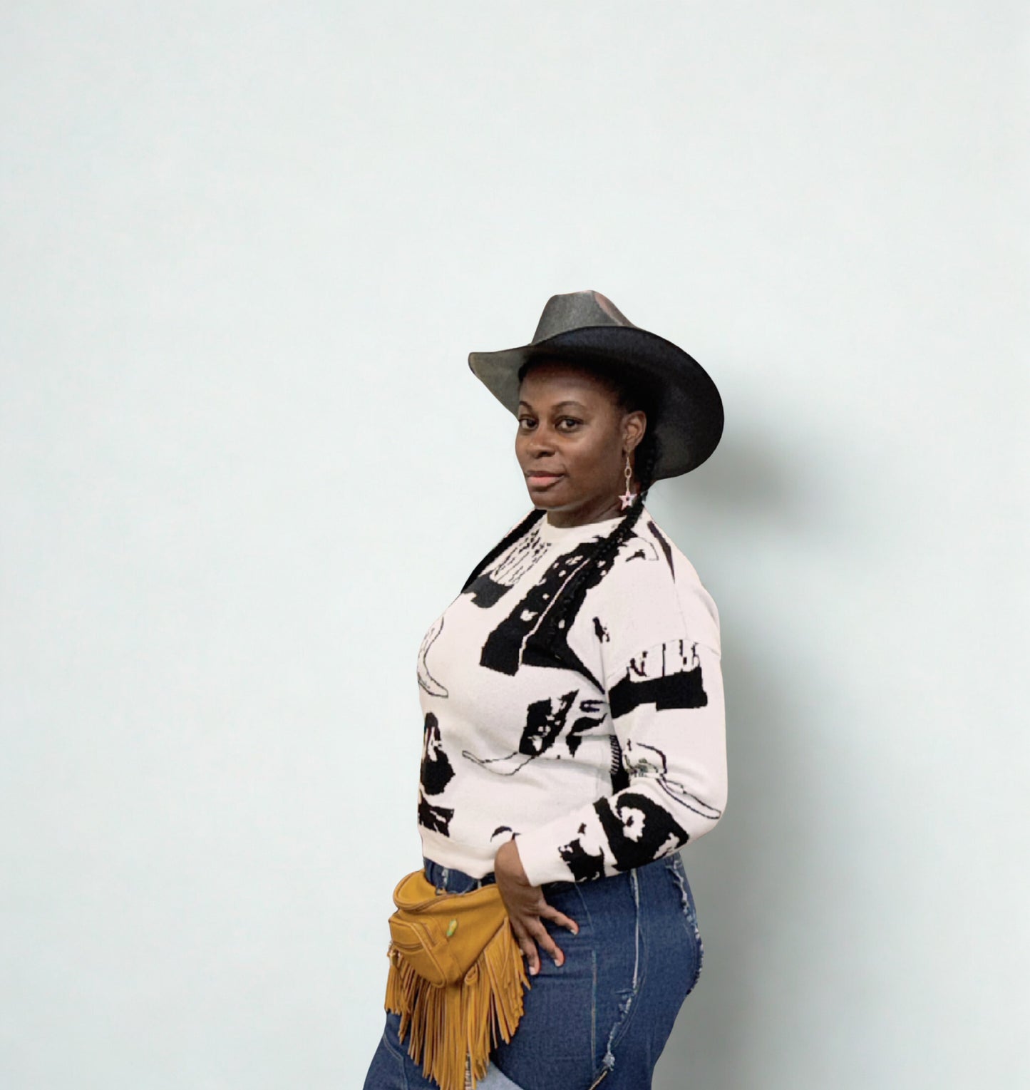 Western Chic Luxe Sweater