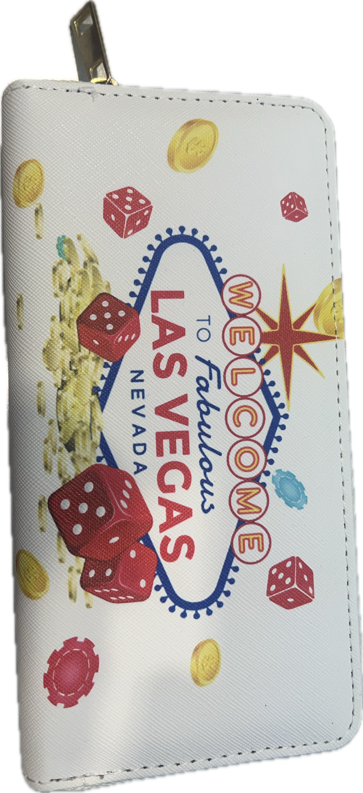 Welcome To Las Vegas Full-Size Zipper Wallet