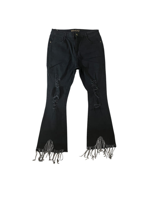 Starfall Fringe Denim Jeans